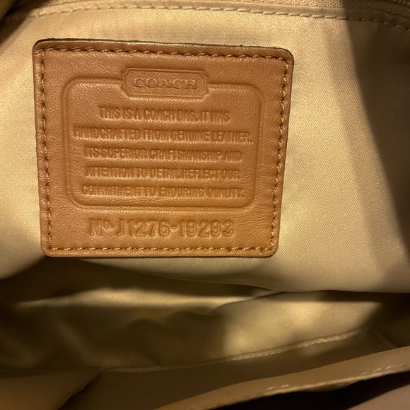 Coach Kristin Leather Hobo Crossbody Bag Brown - Picture 6 of 6